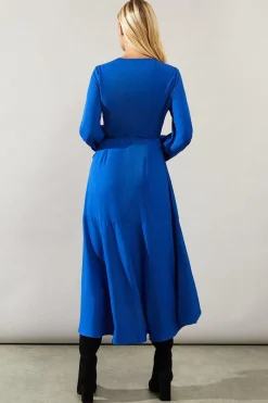 Petite Woven Wrap Dress
