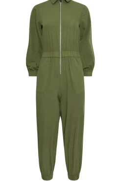 Petite Zip Front Jumpsuit