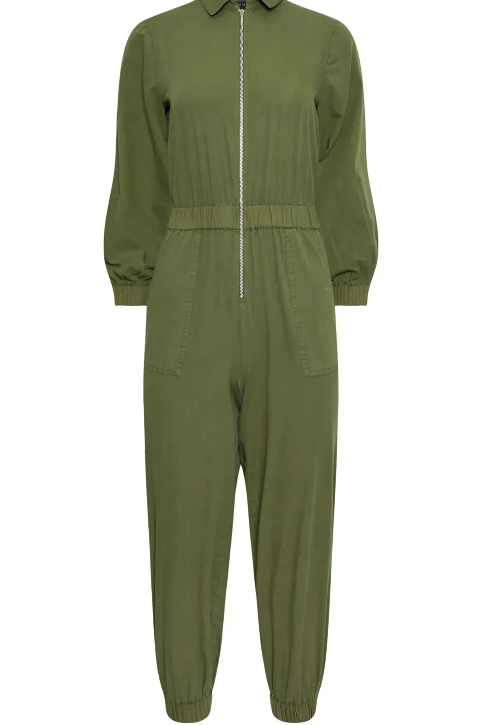 Petite Zip Front Jumpsuit