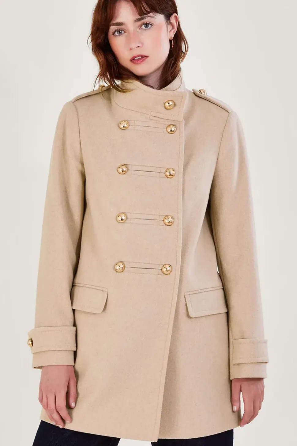 Phoebe Double Breasted Pea Coat
