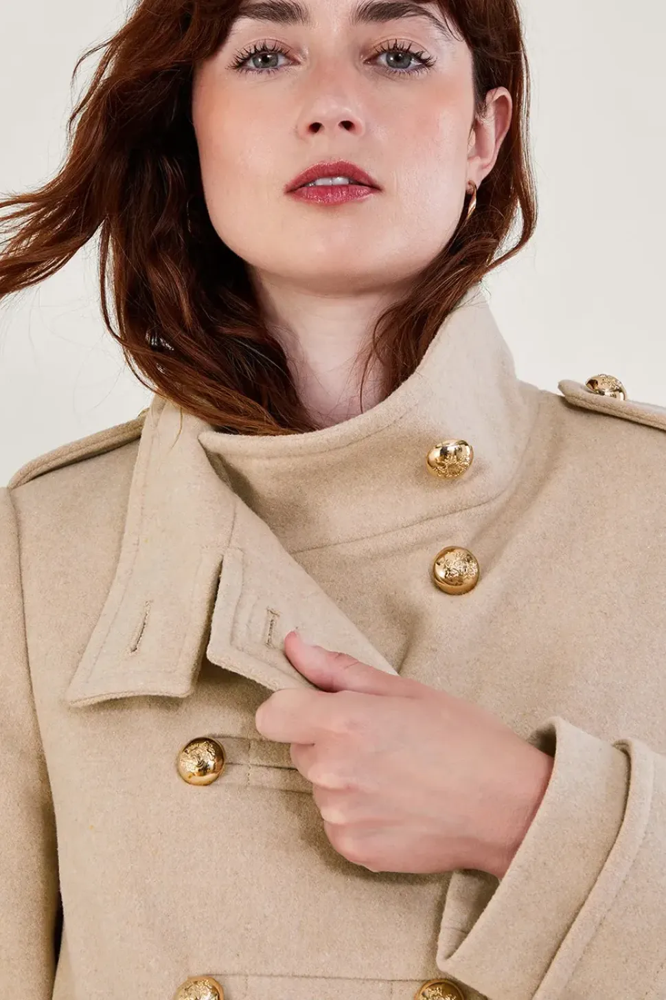 Phoebe Double Breasted Pea Coat