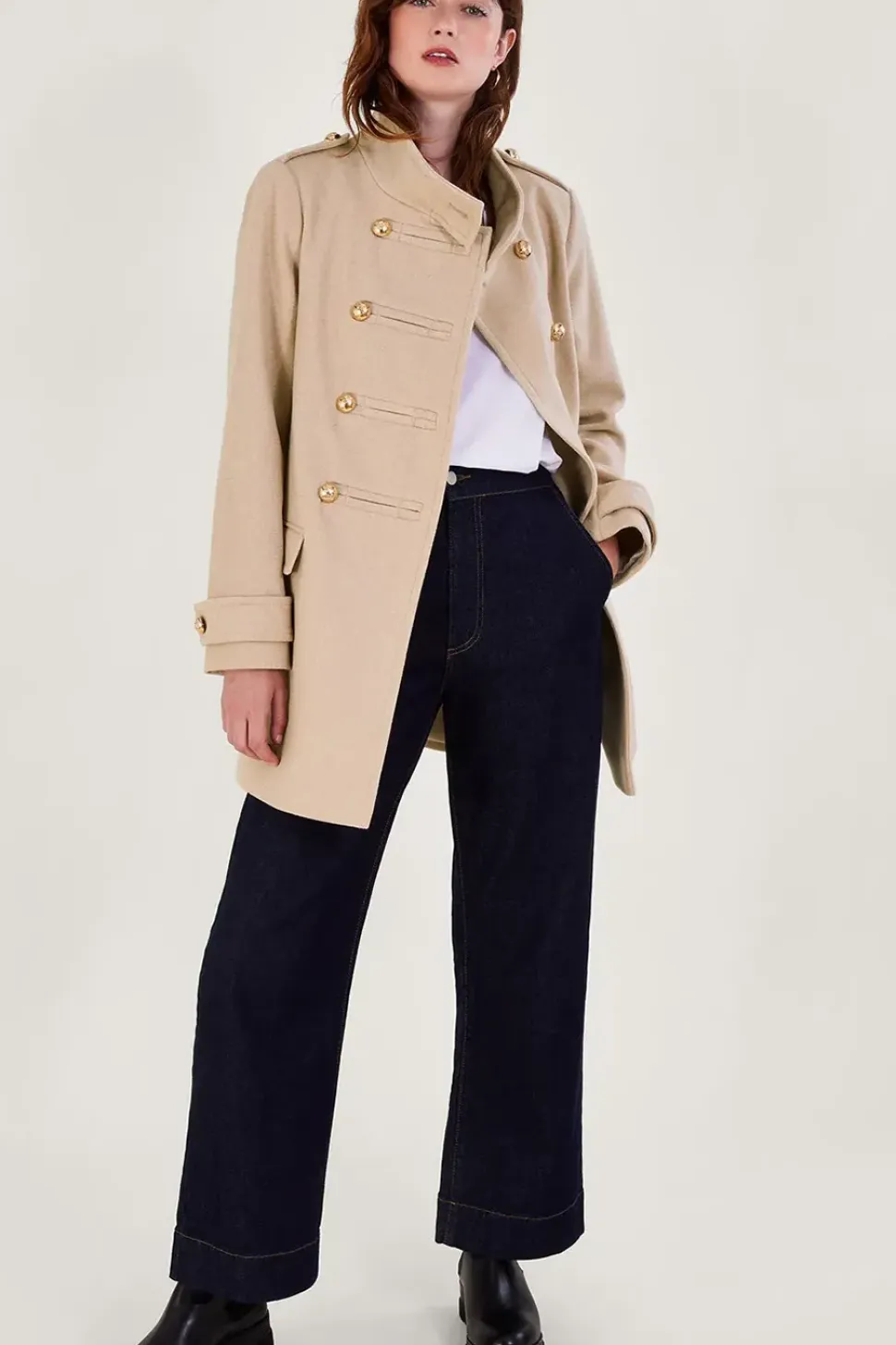 Phoebe Double Breasted Pea Coat