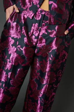 Pink Jacquard Blazer