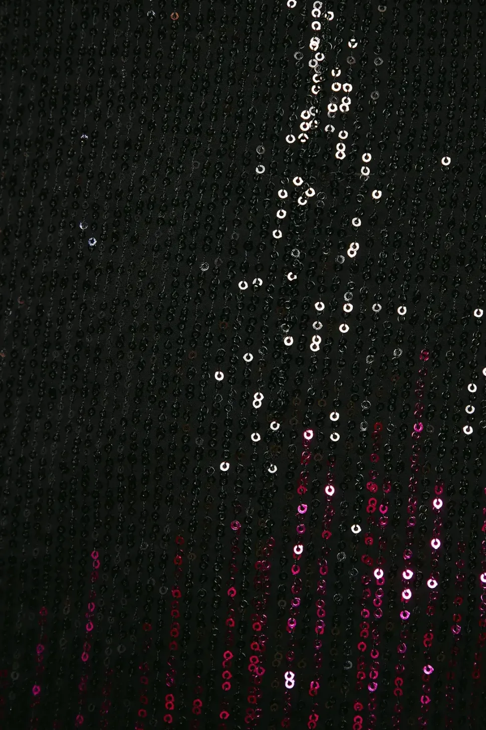 Pink Ombre Sequin Halterneck Midi Dress