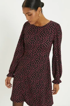 Pink Spot Mini Dress