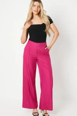 Pink Wide Leg Trouser