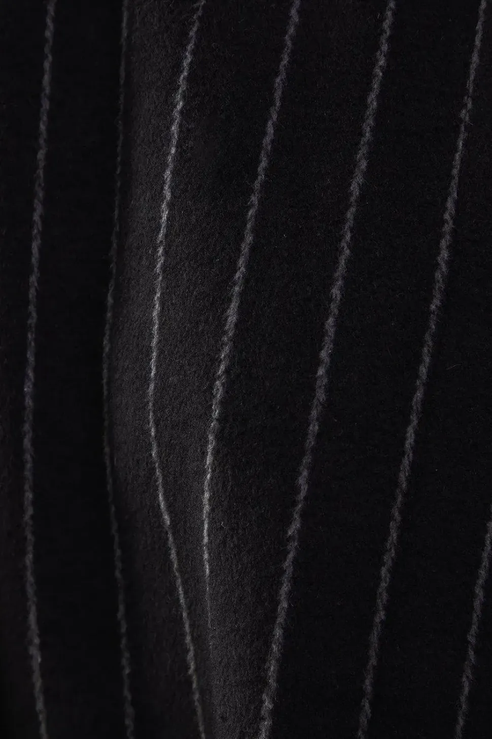 Pinstripe Blouson Bomber Jacket