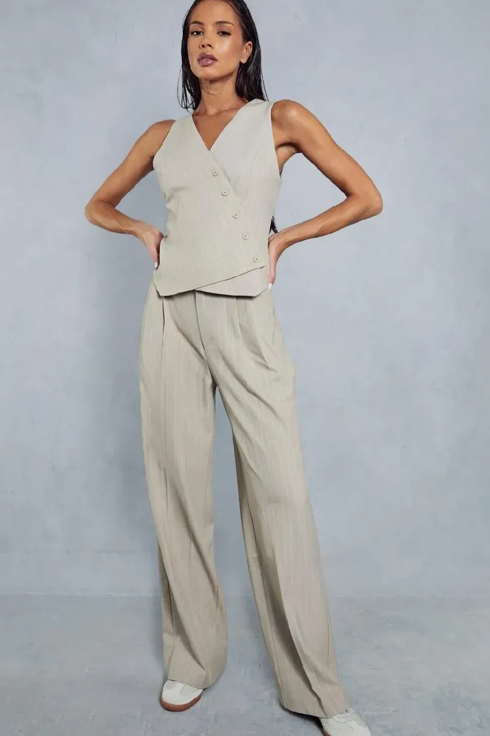 Pinstripe Tailored Trouser