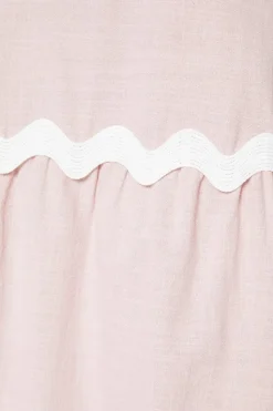 Plain Cotton Tiered Maxi Skirt