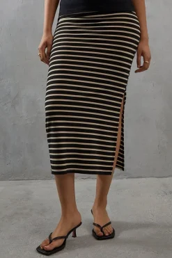 Plain Maxi Jersey Tube Skirt