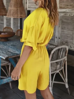 Playsuit In Yellow