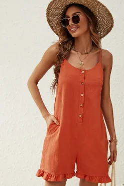 Playsuit With Frill Detail