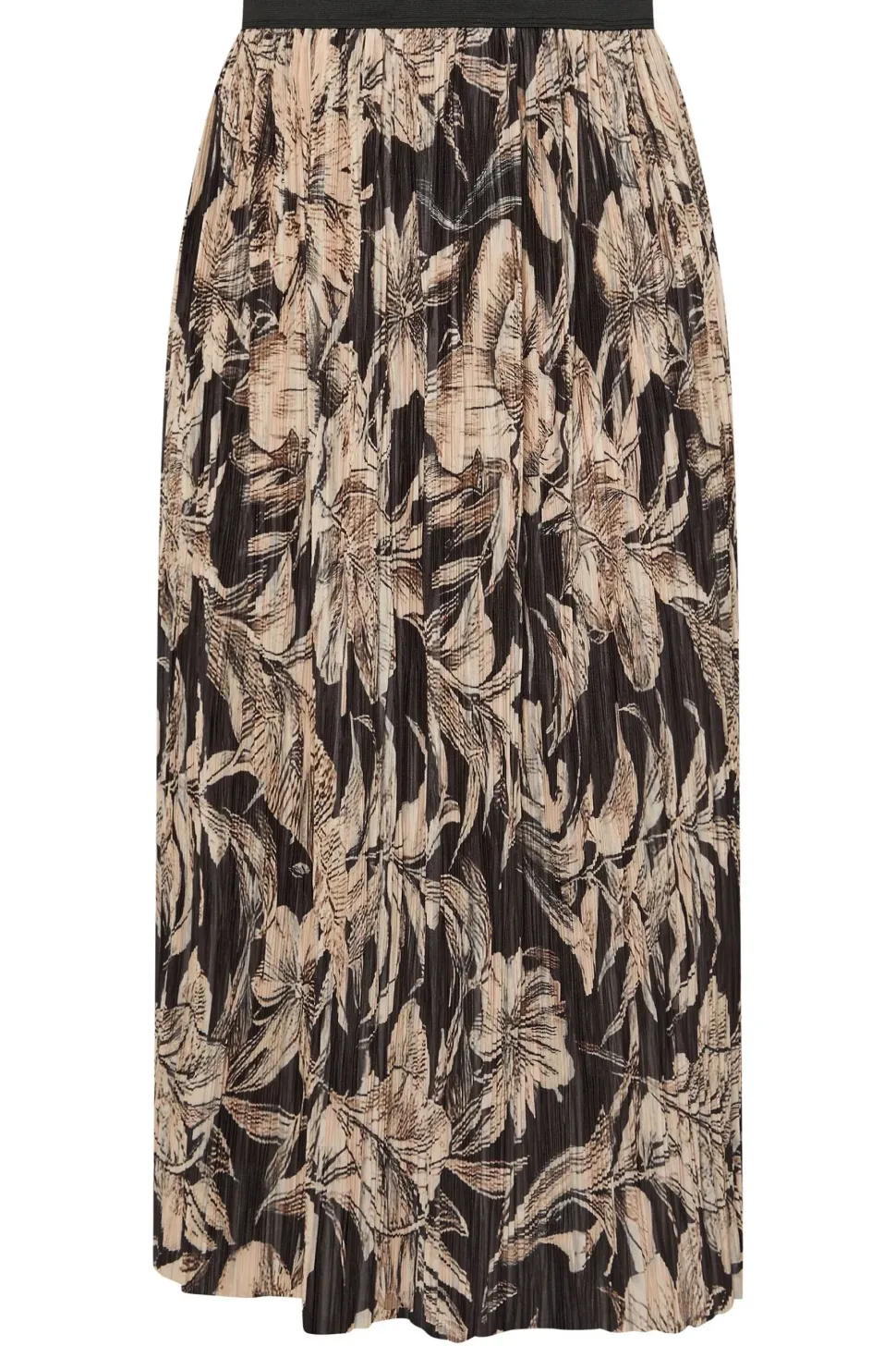 Pleated Maxi Skirt