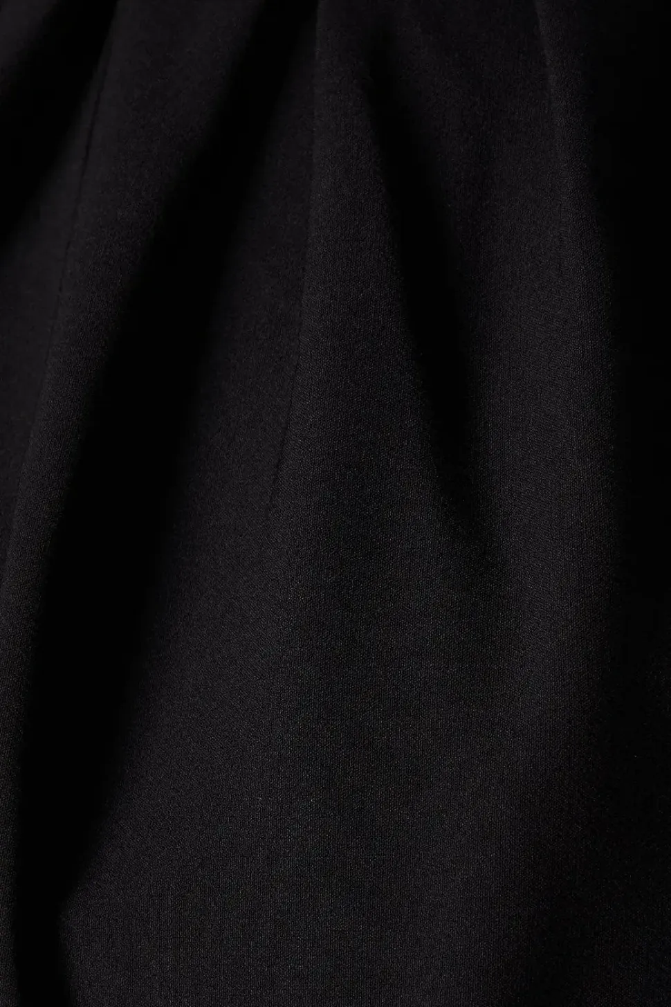 Pleated Neck Tie Waist Midi Dress