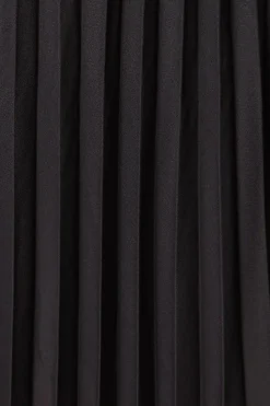 Pleated Ombre Print Midi Skirt
