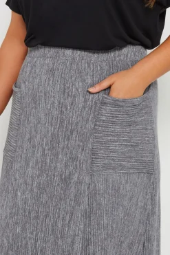 Pleated Pocket Skirt