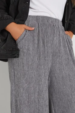Pleated Wide Leg Trousers