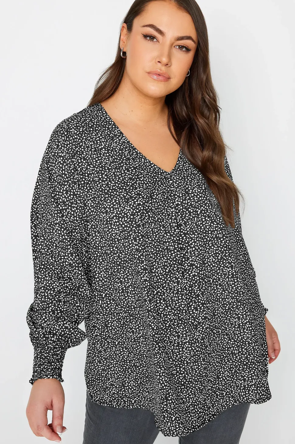 Pleat Front Blouse