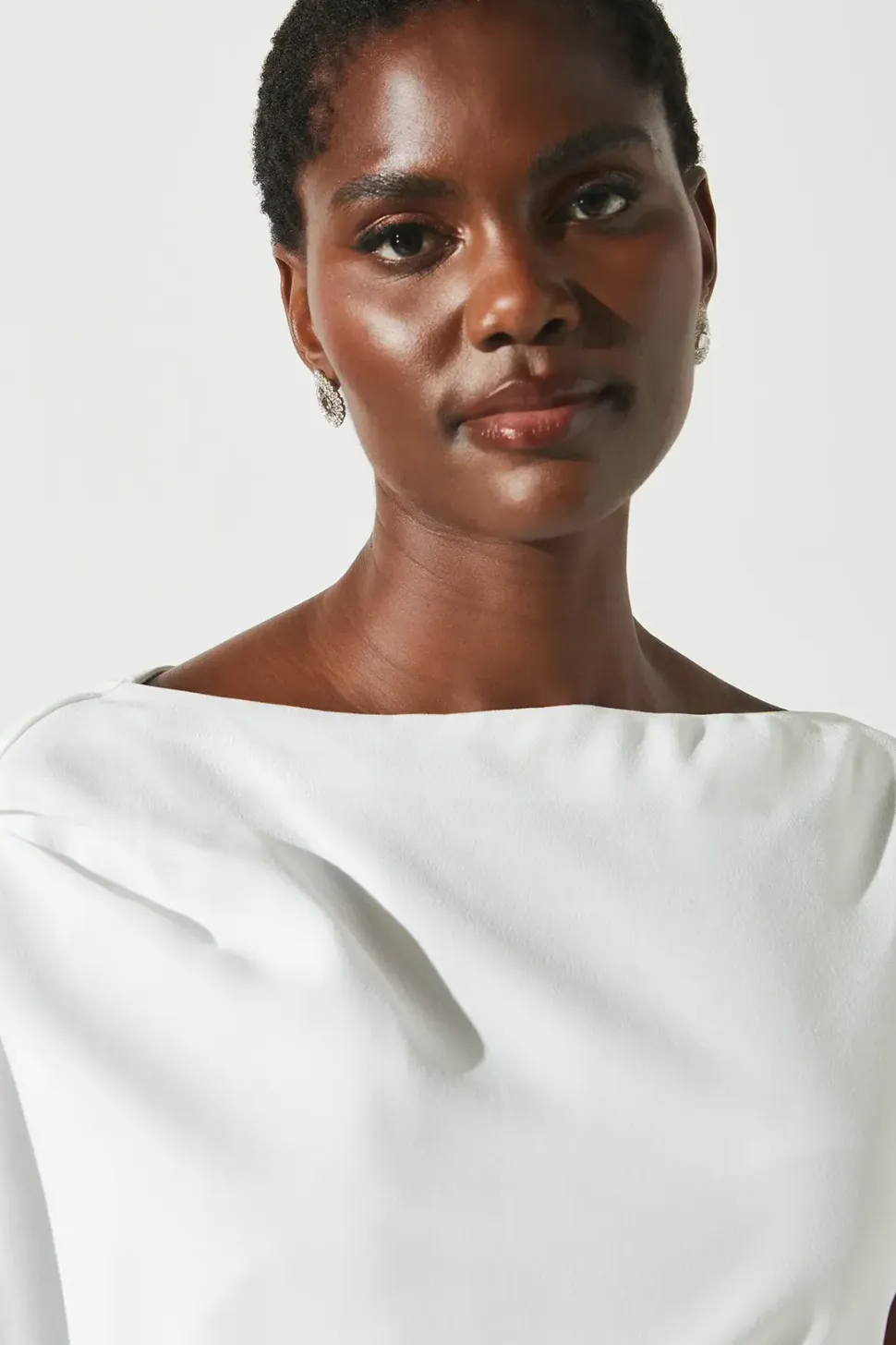 Pleat Off The Shoulder Jumpsuit