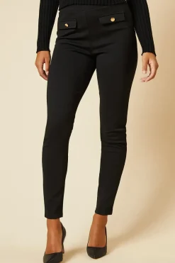 Pocket Detail Ponte Trouser