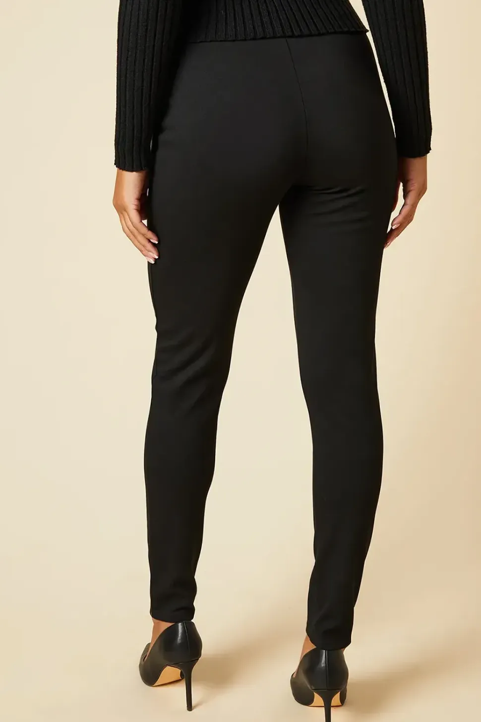Pocket Detail Ponte Trouser