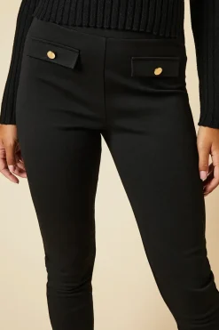 Pocket Detail Ponte Trouser