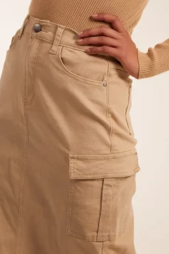 Pocket Midi Skirt