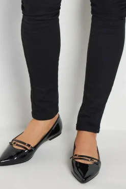 Pointed Buckle Flats In Standard Fit