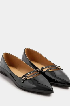 Pointed Buckle Flats In Standard Fit