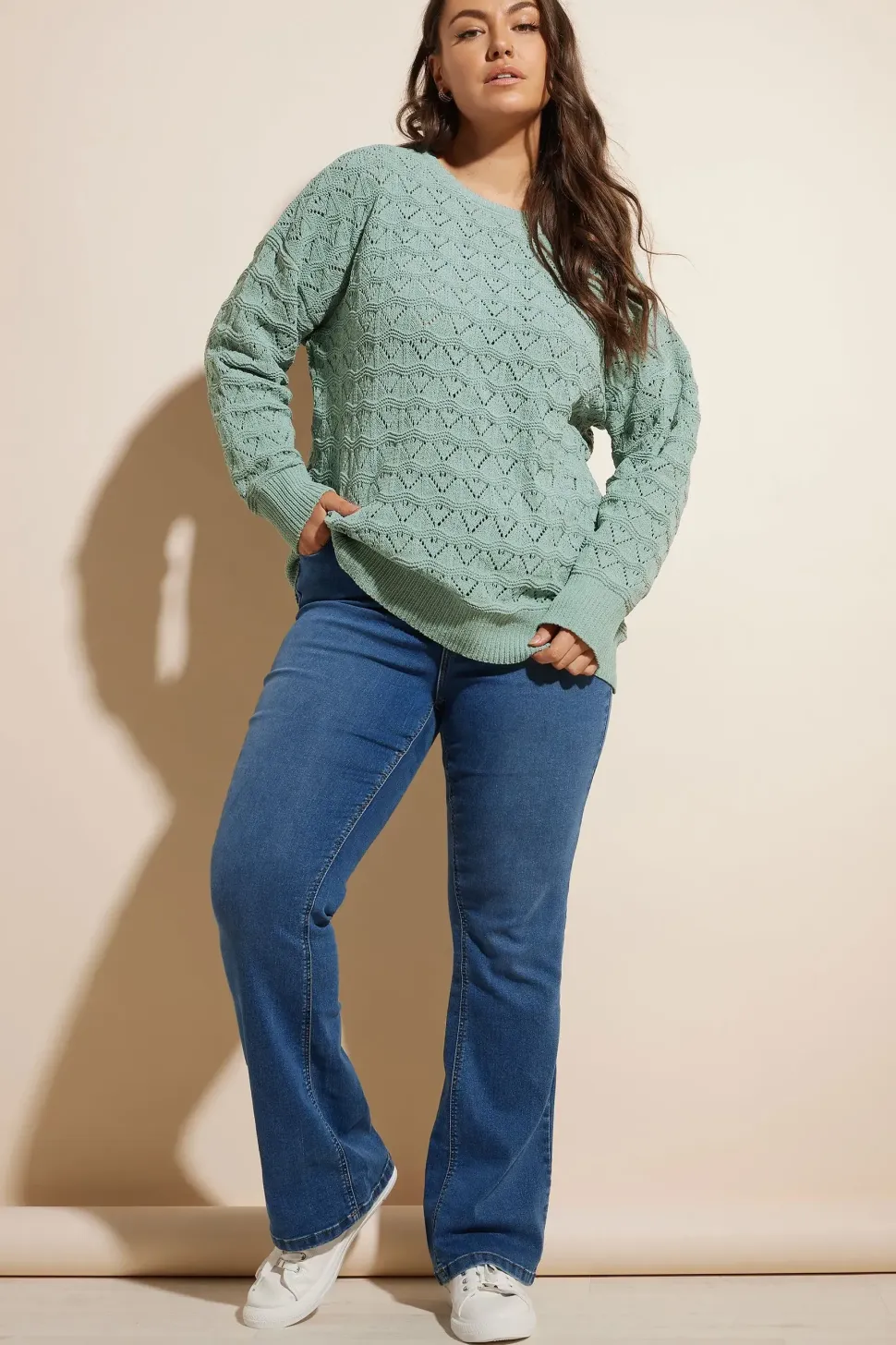 Pointelle Chenille Jumper