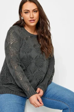 Pointelle Stitch Jumper