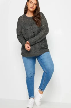 Pointelle Stitch Jumper