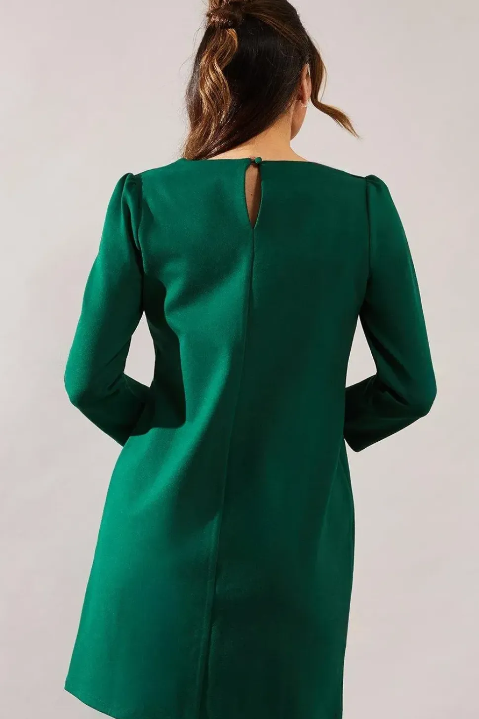 Ponte Keyhole Detail Shift Dress