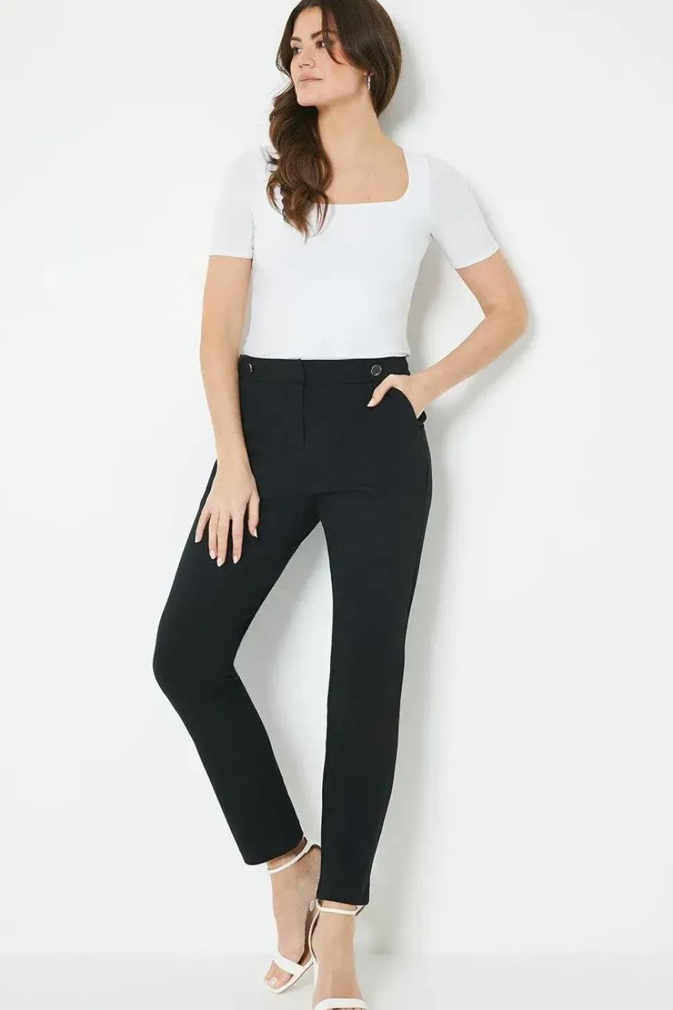 Ponte Tapered Trouser