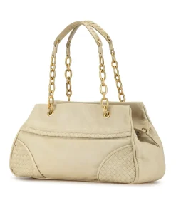Preloved Baguette Shearling Shoulder Bag