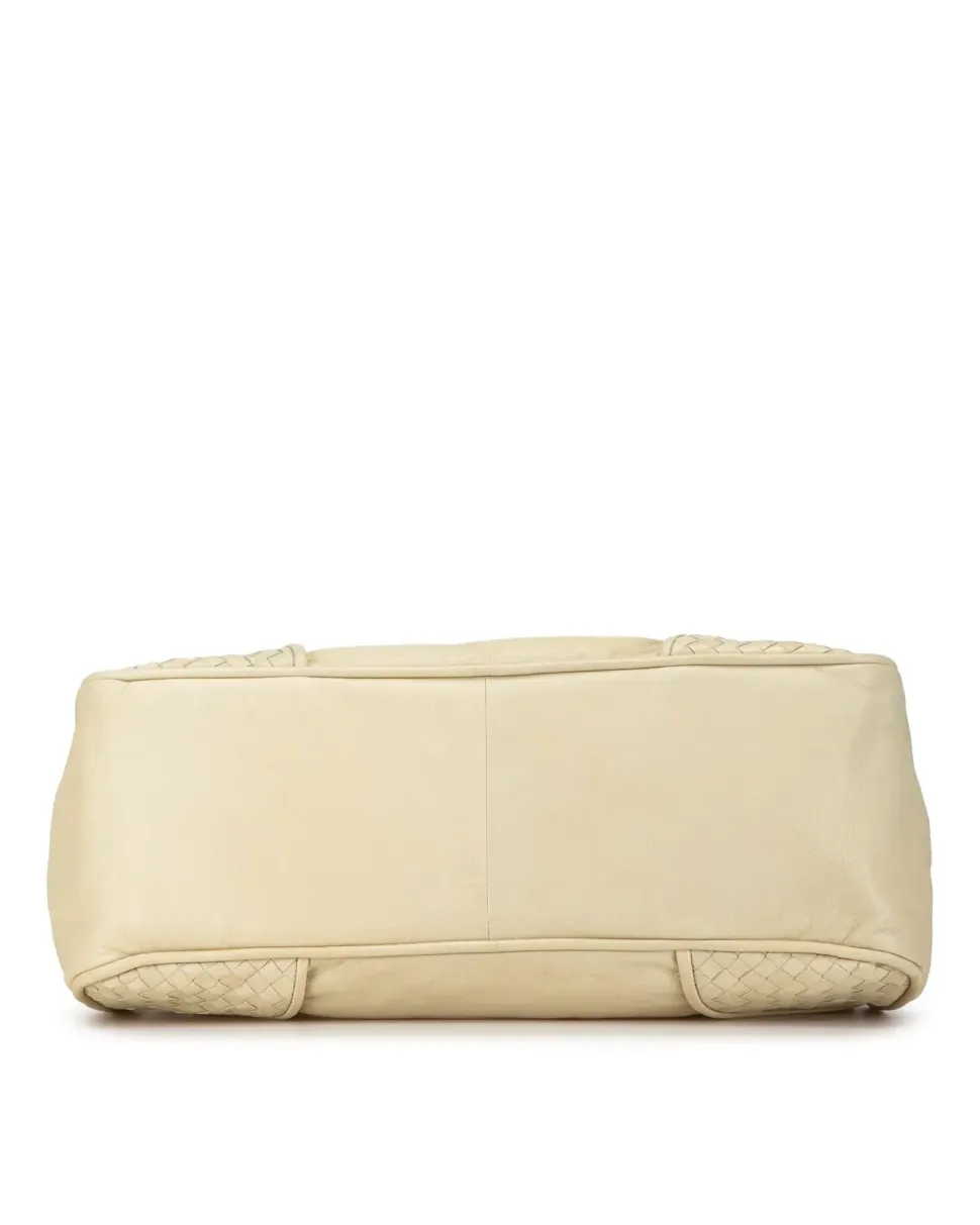 Preloved Baguette Shearling Shoulder Bag