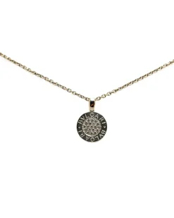 Preloved Bzero1 18k Rose Gold Diamond Pendant Necklace