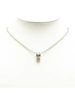 Preloved Bzero1 18k White Gold Diamond Necklace