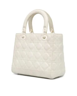 Preloved Canvas Mamma Forever Bag with Leather Strap