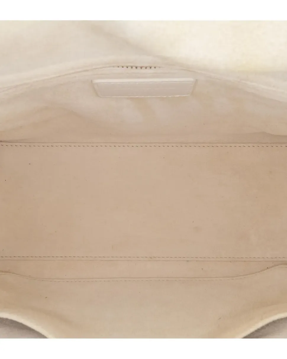Preloved Canvas Mamma Forever Bag with Leather Strap