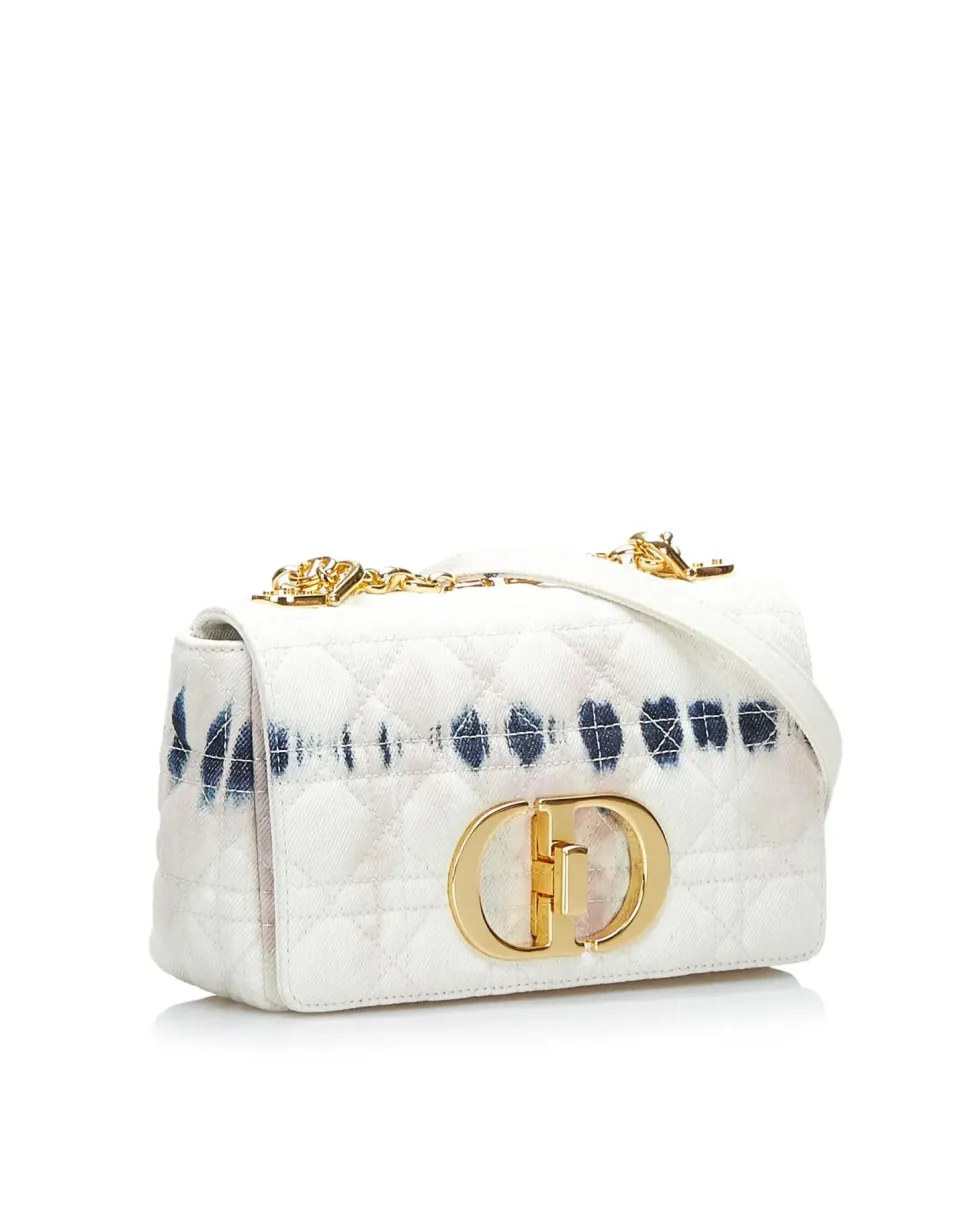 Preloved Caro Tie Dye Denim Crossbody Bag