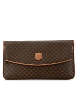 Preloved Eye Clutch - Black Leather Authentic Eye Clutch -