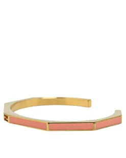 Preloved FF Logo Enamel Bracelet in Pink