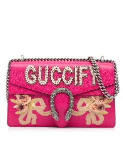 Preloved GG Marmont 20 Small Shoulder Bag in Pink