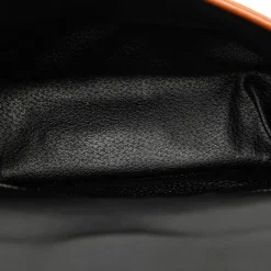 Preloved GG Supreme Canvas Black Leather Crossbody Bag