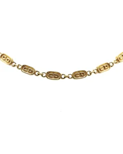 Preloved Gold Plated Chain Necklace with Clasp Closure