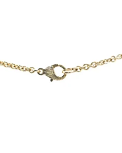 Preloved Gold Plated Faux Pearl Drop Pendant Necklace