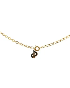 Preloved Gold Plated Pendant Necklace with CD Logo