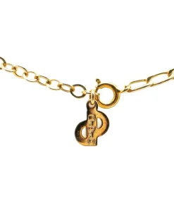 Preloved Gold Plated Pendant Necklace with CD Logo