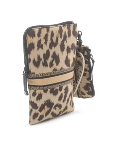 Preloved Grained Calfskin Saddle Crossbody Bag with Adjustable Strap